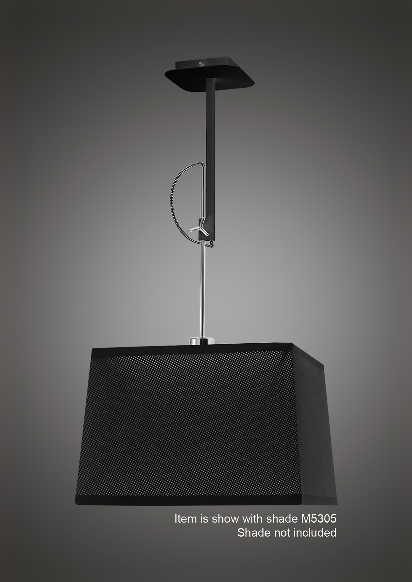 Habana Black Ceiling Lights Mantra Single Pendant